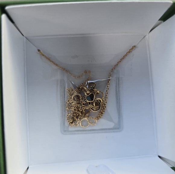 Kate Spade Emerald Heart Necklace - Picture 3 of 5